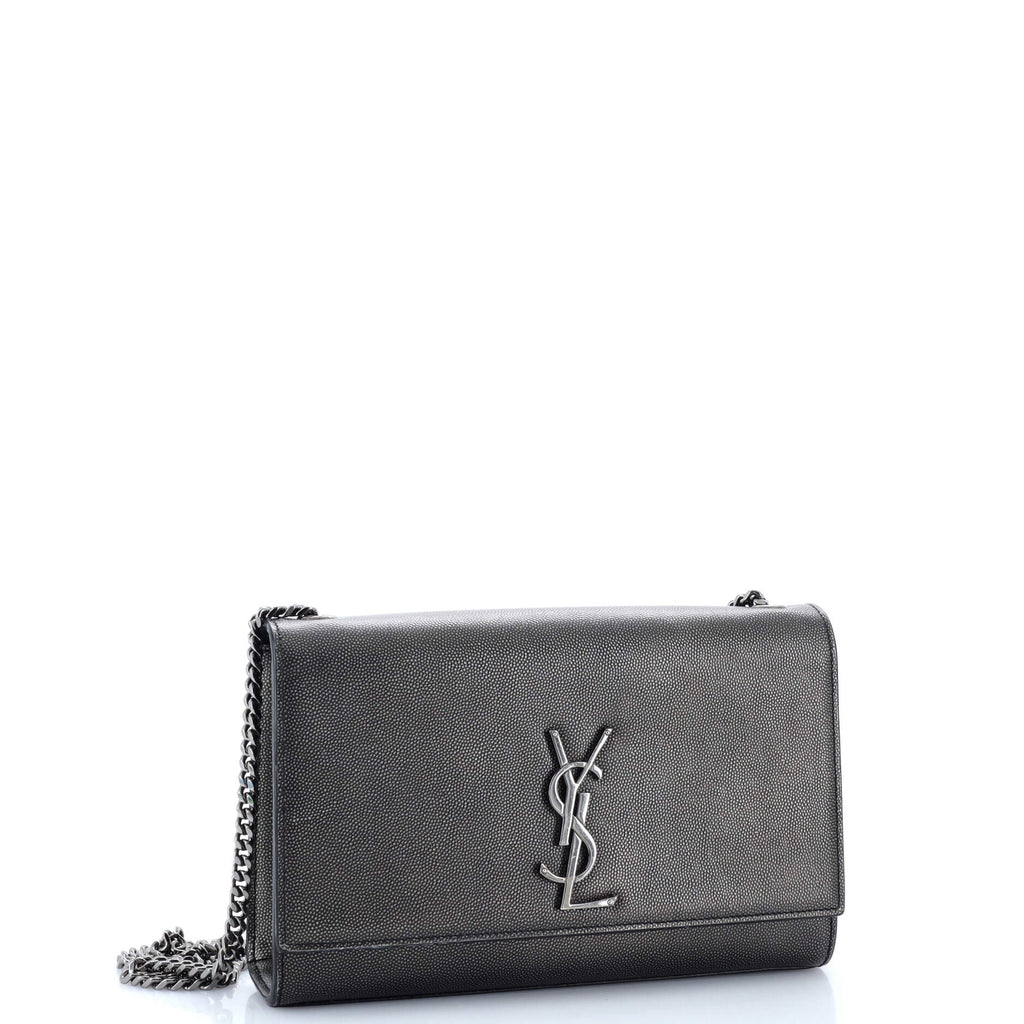 Classic Monogram Crossbody Bag Grainy Leather Medium