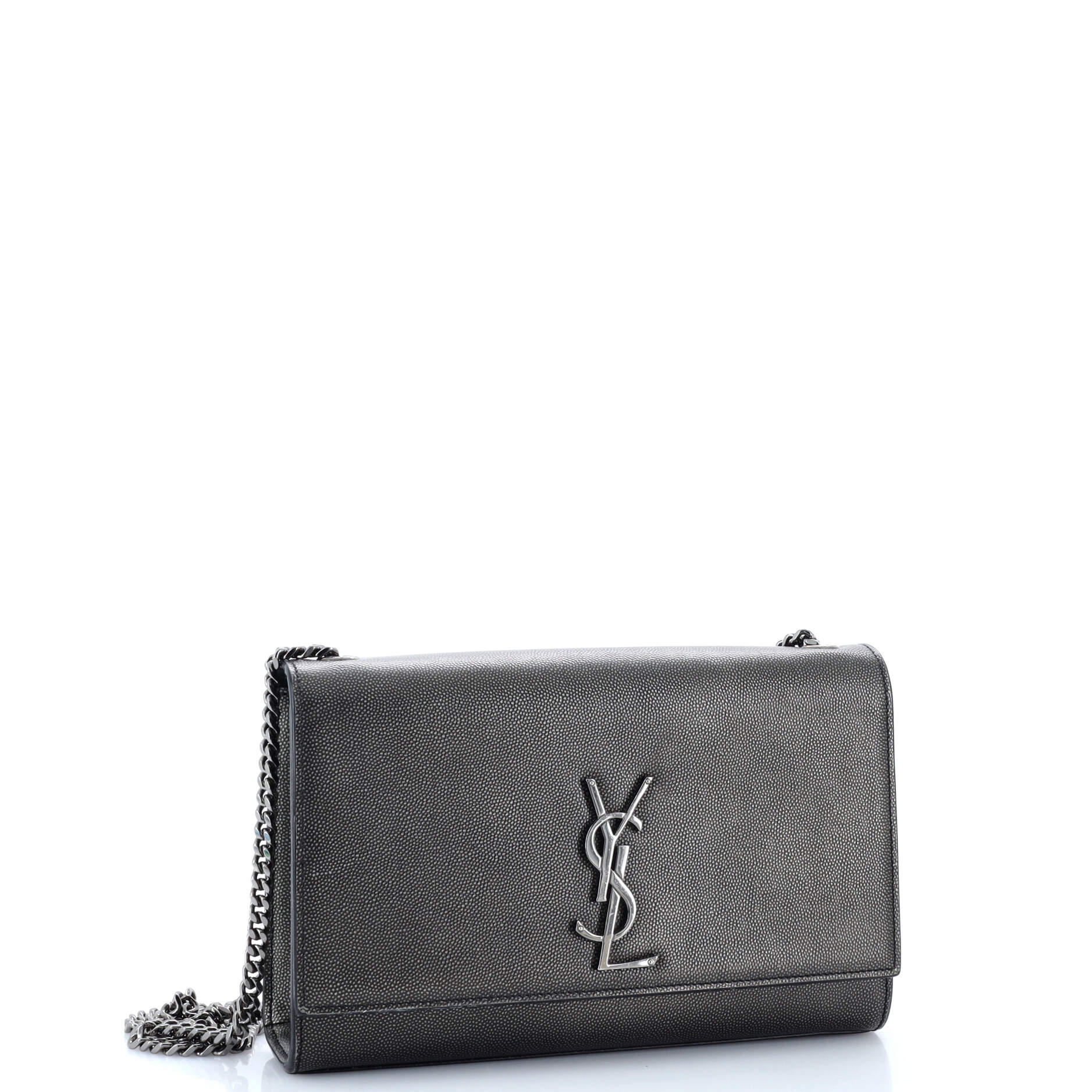 Classic Monogram Crossbody Bag Grainy Leather Medium