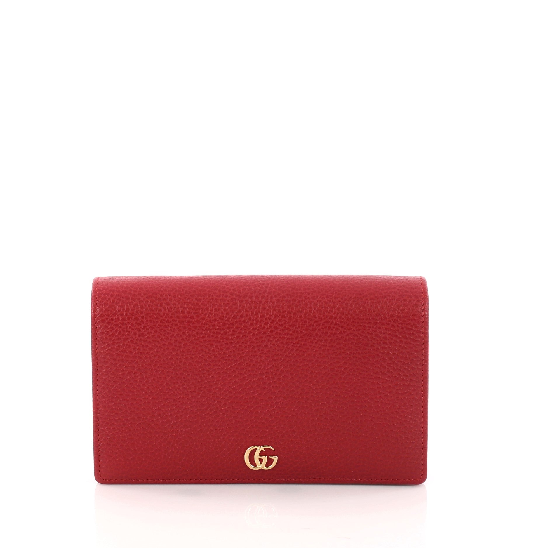 Petite Marmont Chain Wallet Leather Mini