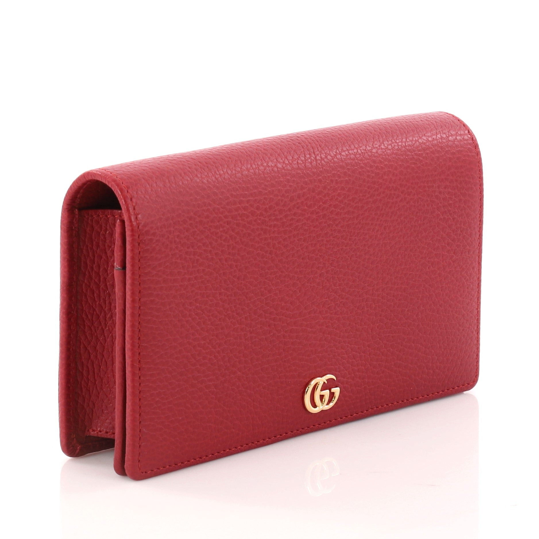 Petite Marmont Chain Wallet Leather Mini