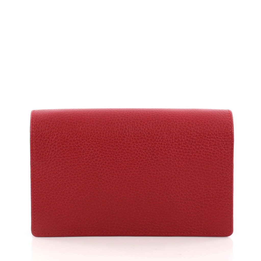 Petite Marmont Chain Wallet Leather Mini