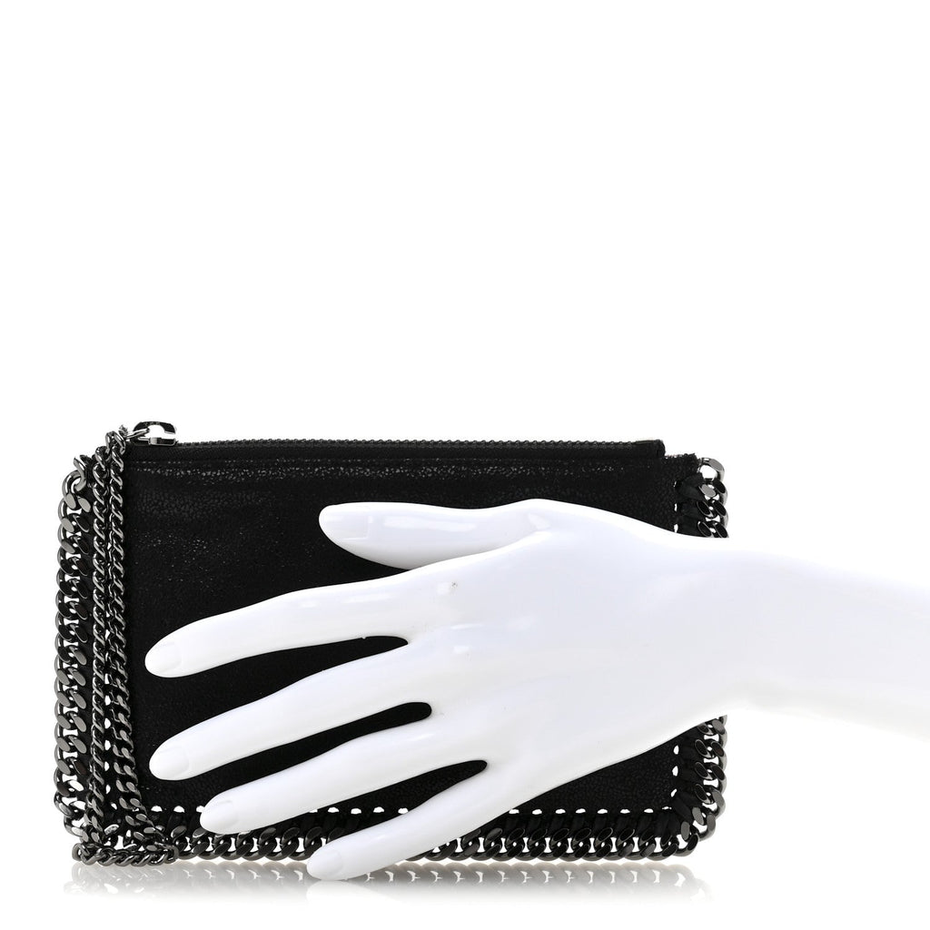 Shaggy Deer Falabella Zip Pouch Black