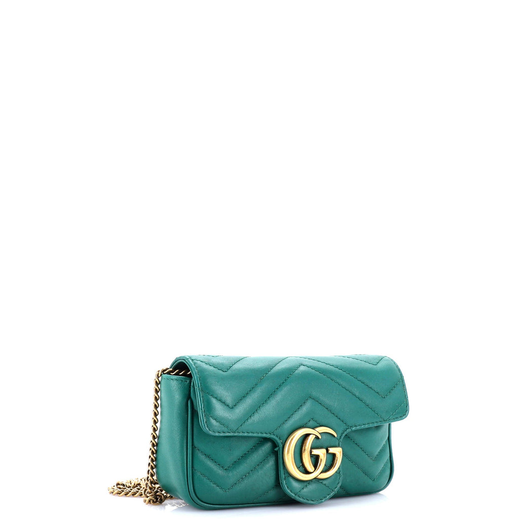 GG Marmont Flap Bag Matelasse Leather Super Mini