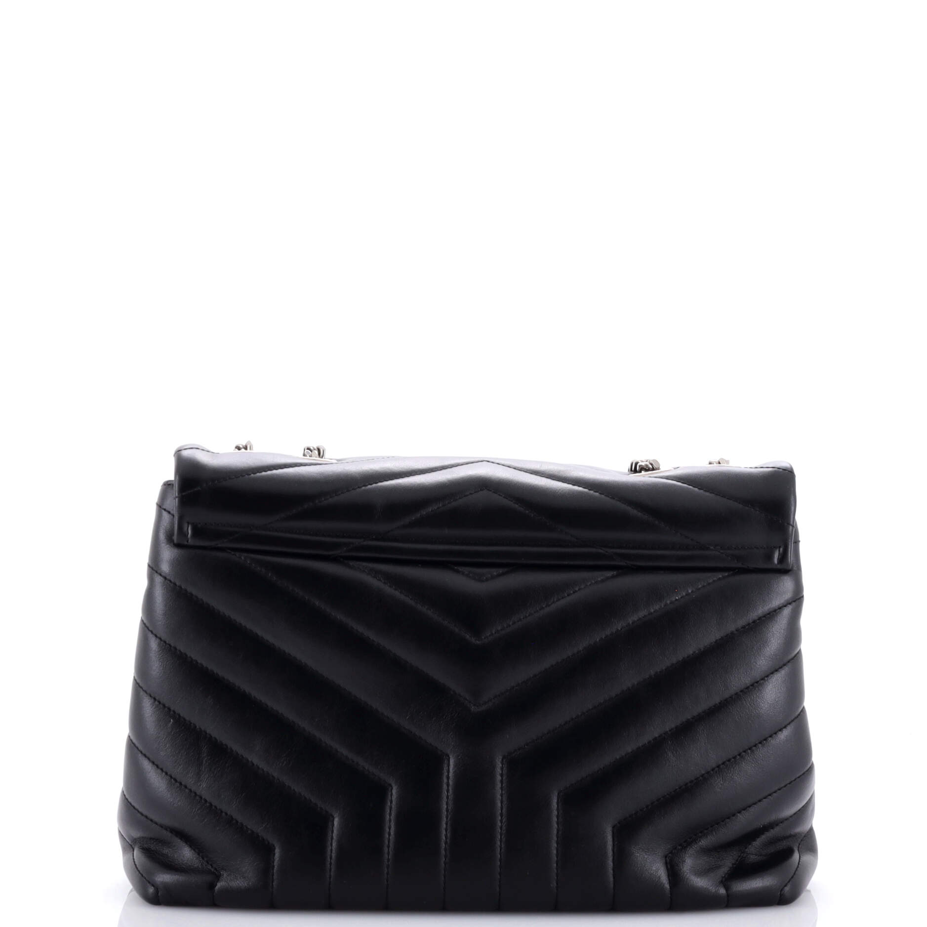 Loulou Shoulder Bag Matelasse Chevron Leather Medium