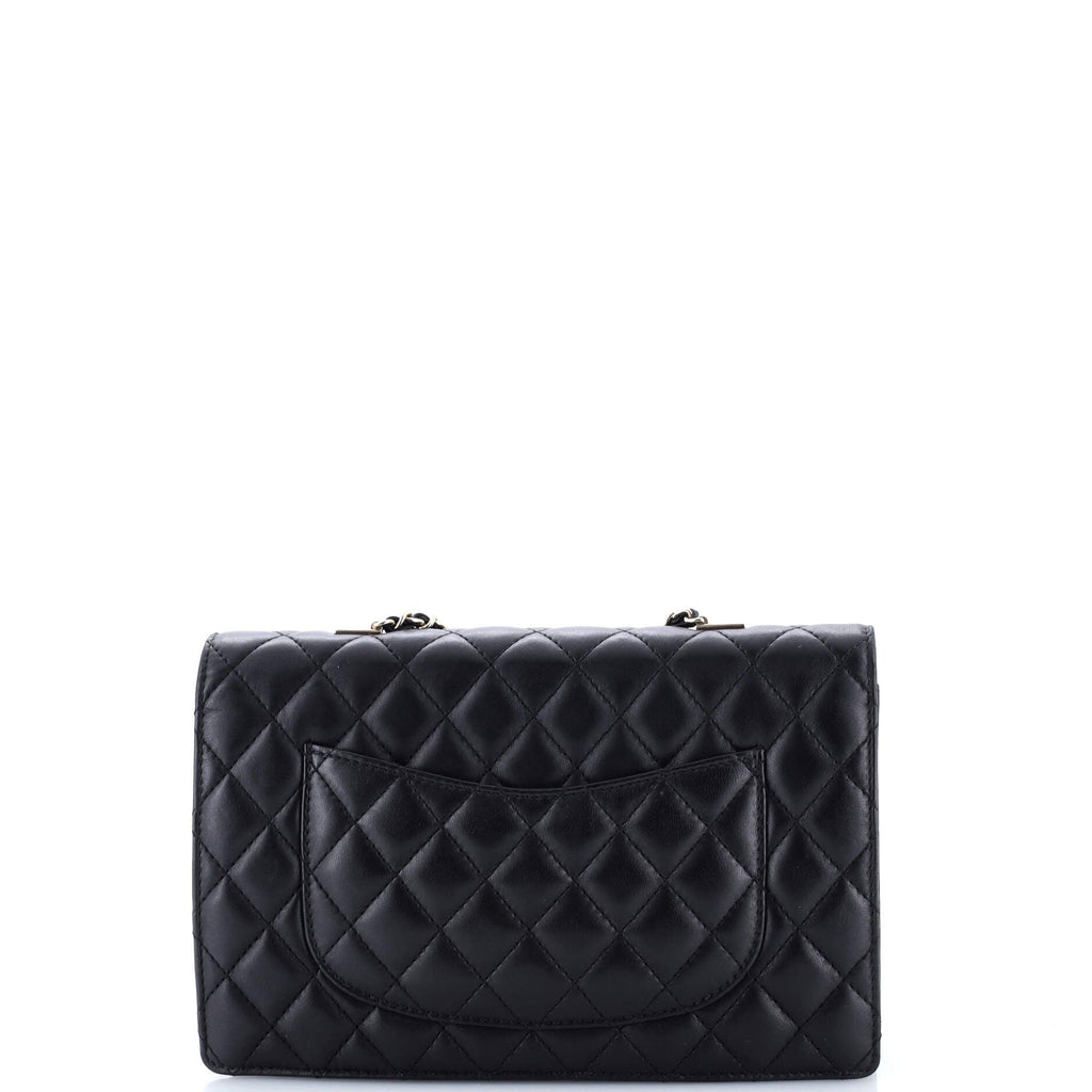 Fantasy Pearls Flap Bag Quilted Lambskin Large
