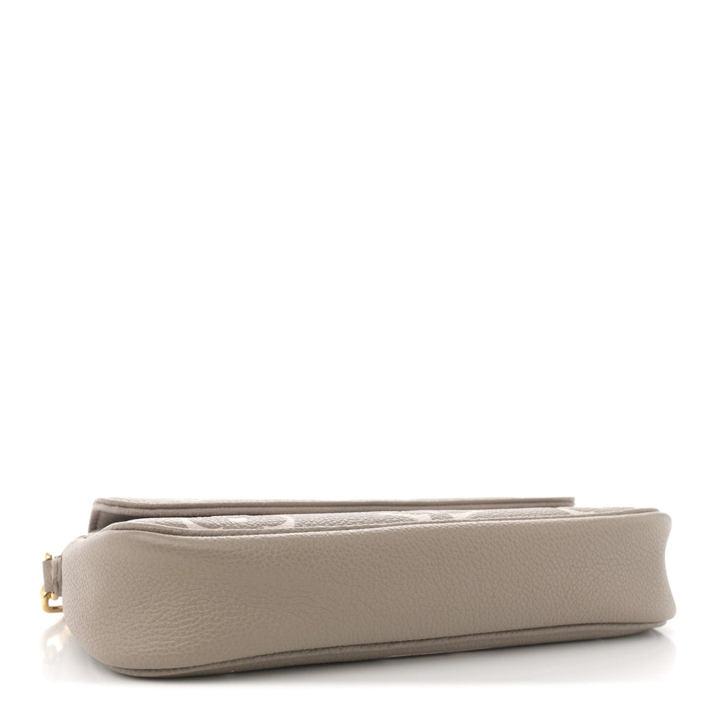 Empreinte Monogram Giant Ivy Wallet On Chain Tourterelle Creme