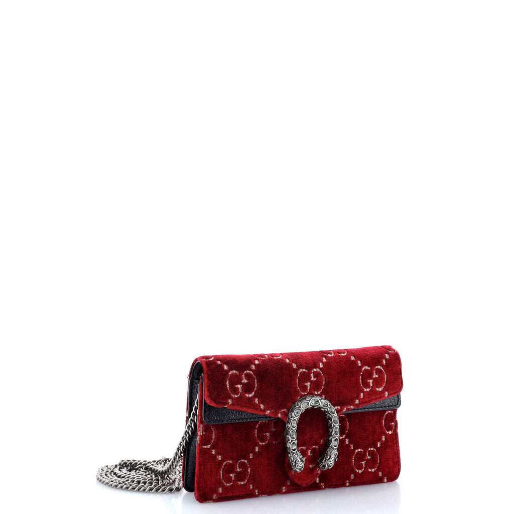 Dionysus Bag GG Velvet Super Mini