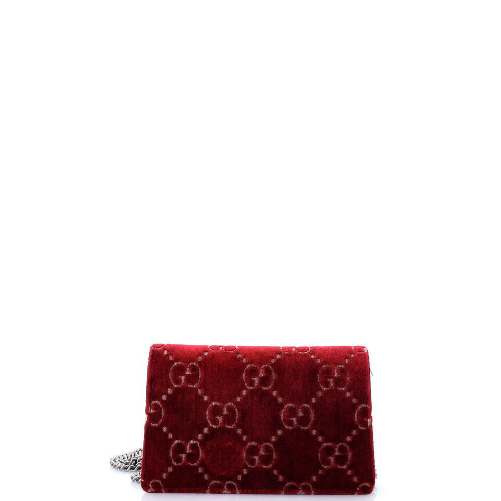 Dionysus Bag GG Velvet Super Mini