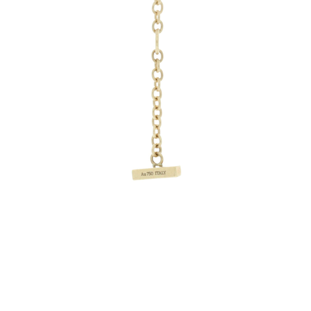 T Smile Chain Bracelet 18K Yellow Gold Medium