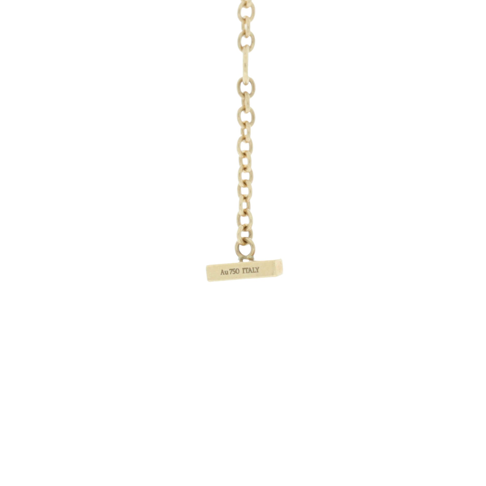 T Smile Chain Bracelet 18K Yellow Gold Medium