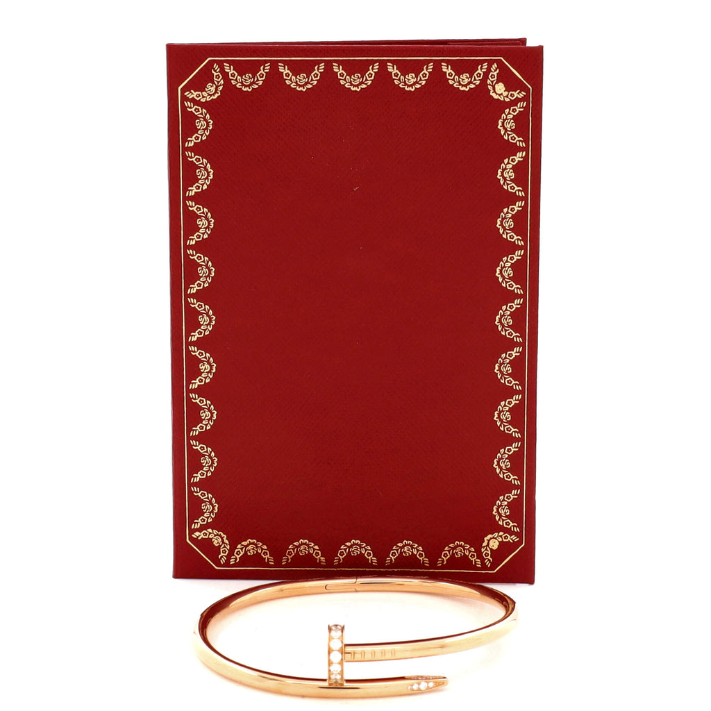 Juste un Clou Bracelet 18K Rose Gold with Diamonds Classic