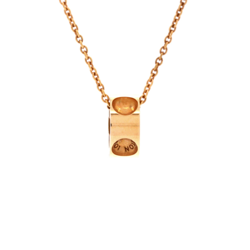 Empreinte Pendant Necklace 18K Rose Gold and Diamond