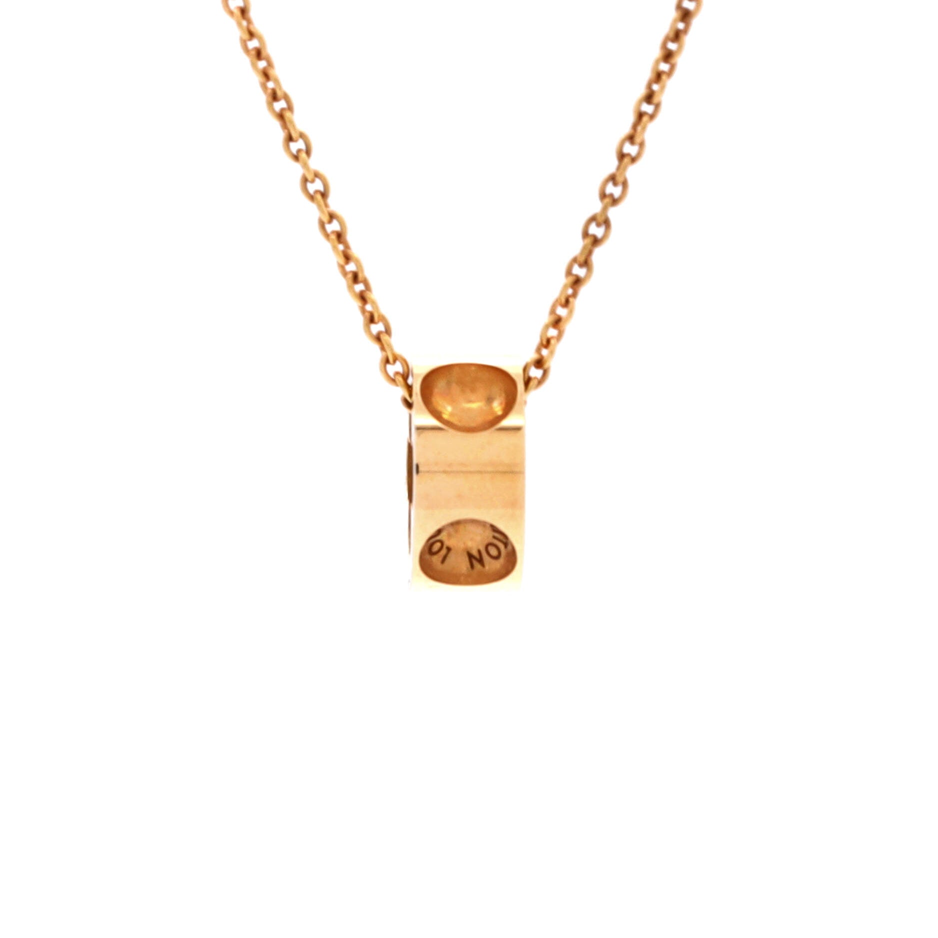 Empreinte Pendant Necklace 18K Rose Gold and Diamond