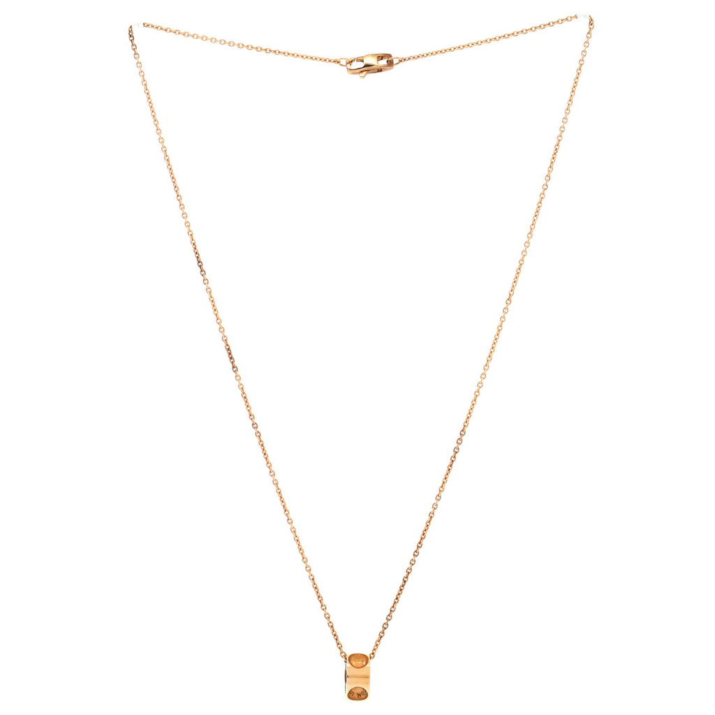 Empreinte Pendant Necklace 18K Rose Gold and Diamond