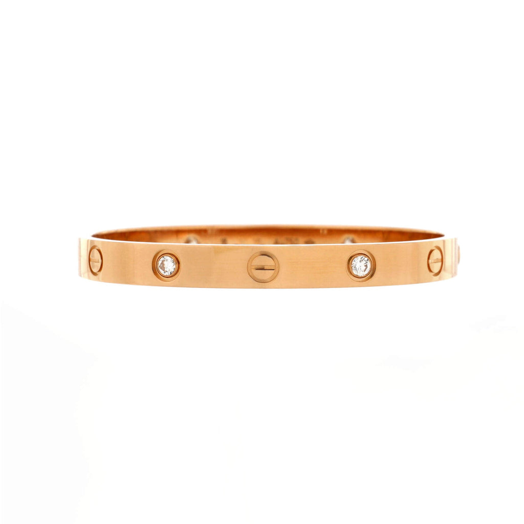 Love 4 Diamond Bracelet 18K Rose Gold with Diamonds