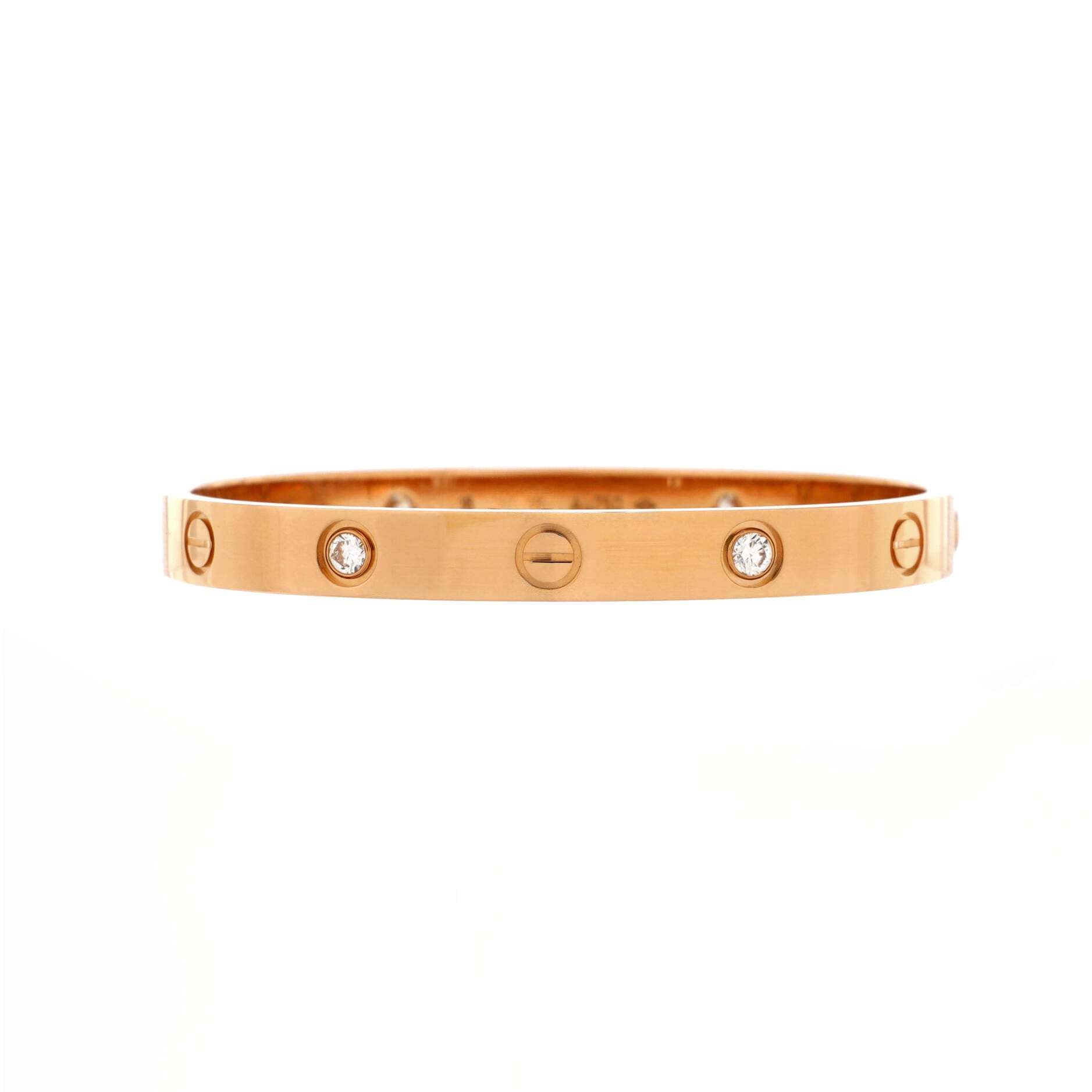 Love 4 Diamond Bracelet 18K Rose Gold with Diamonds