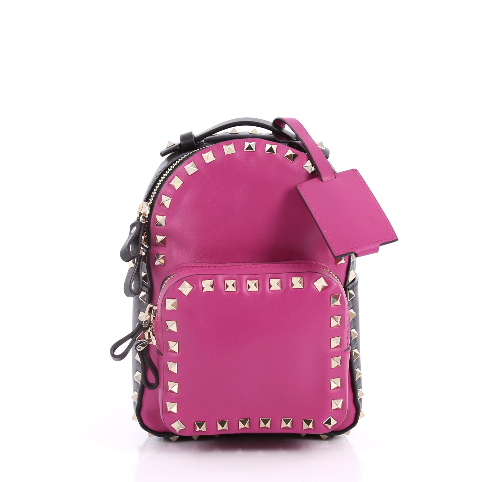 Rockstud Backpack Leather Mini
