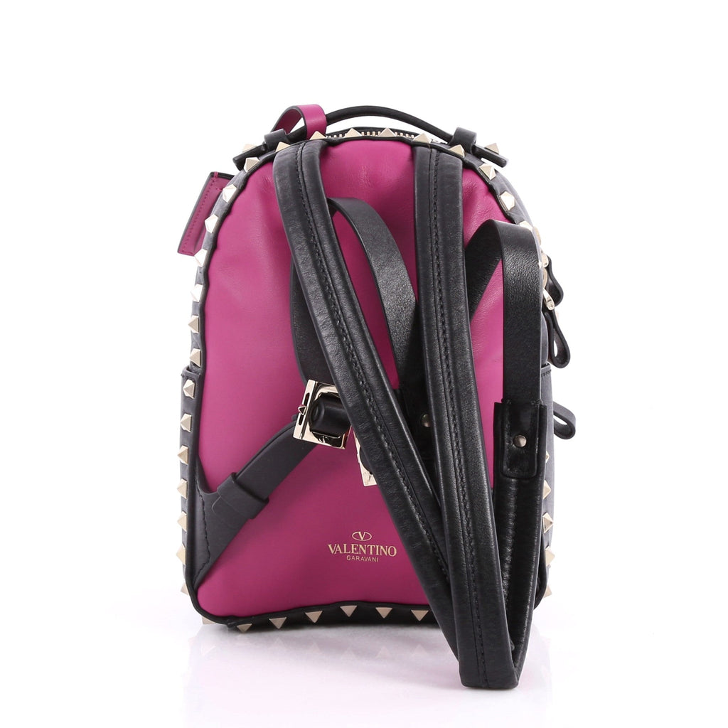 Rockstud Backpack Leather Mini
