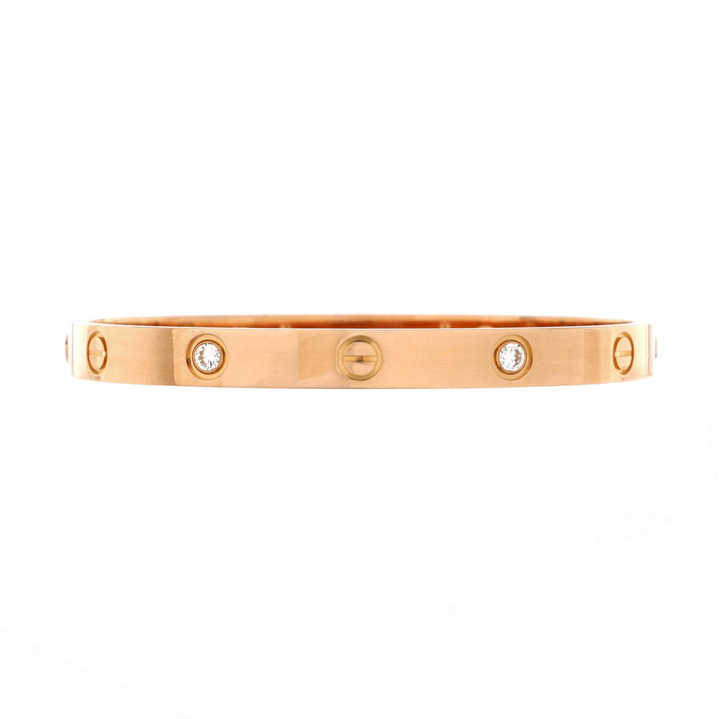 Love 4 Diamond Bracelet 18K Rose Gold with Diamonds