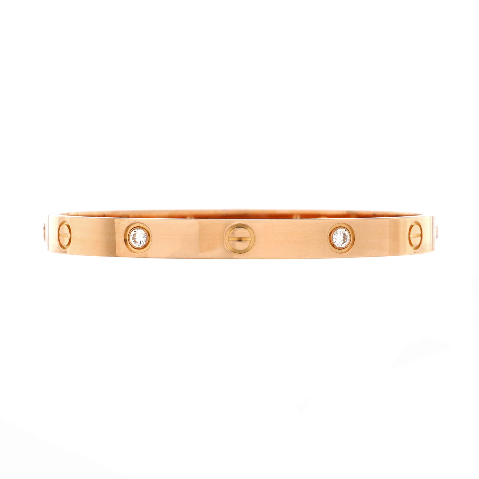 Love 4 Diamond Bracelet 18K Rose Gold with Diamonds