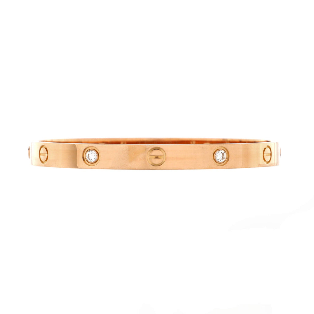 Love 4 Diamond Bracelet 18K Rose Gold with Diamonds