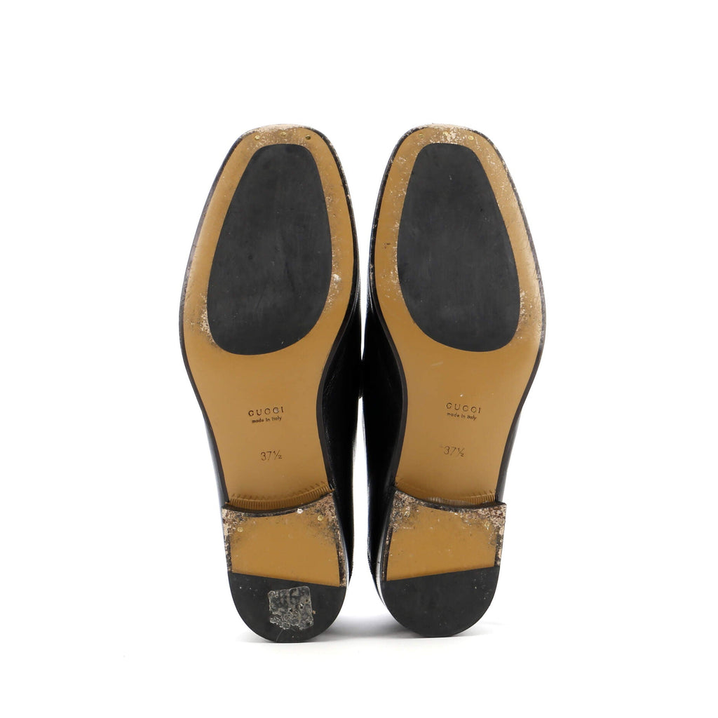 Women's Horsebit Mid-Heel Loafers Leather