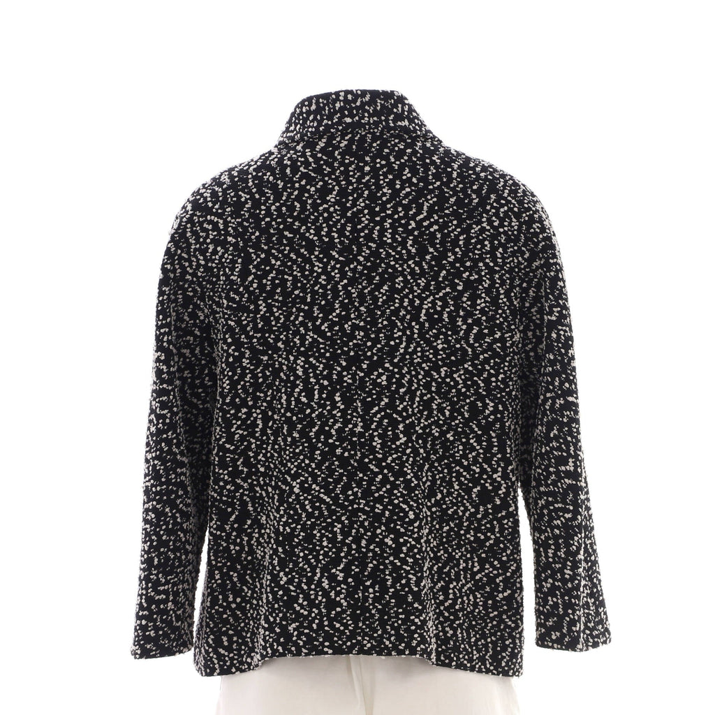 Women's La Pausa Belted Button Up Jacket Tweed Blend