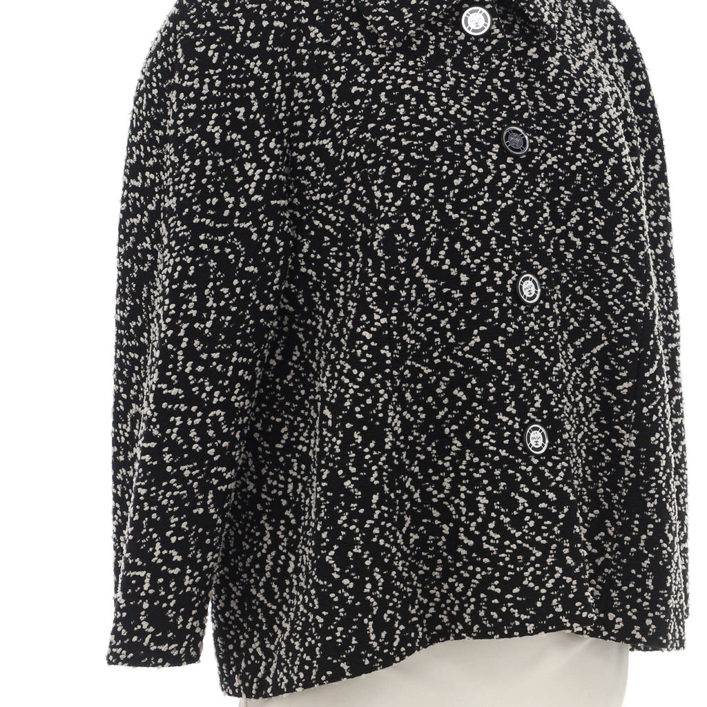 Women's La Pausa Belted Button Up Jacket Tweed Blend