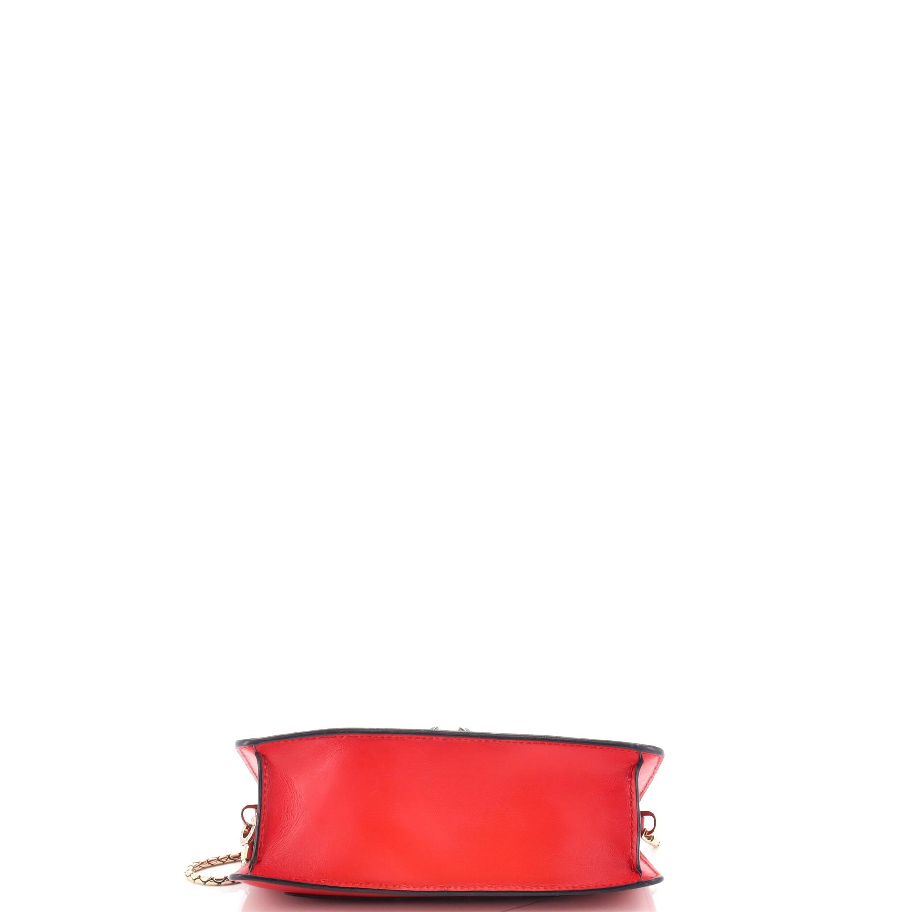 Serpenti Forever Chain Clutch Leather Mini