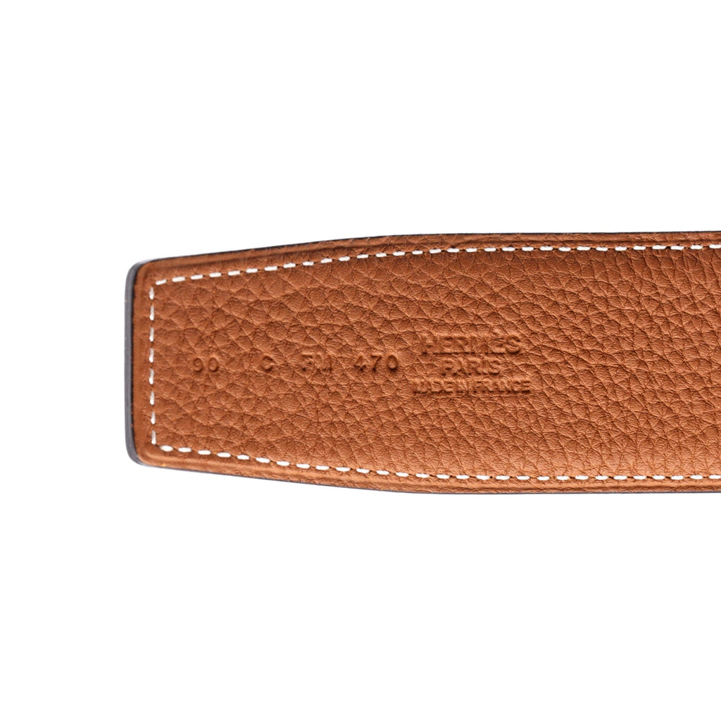 Constance Reversible Belt Leather Wide 90