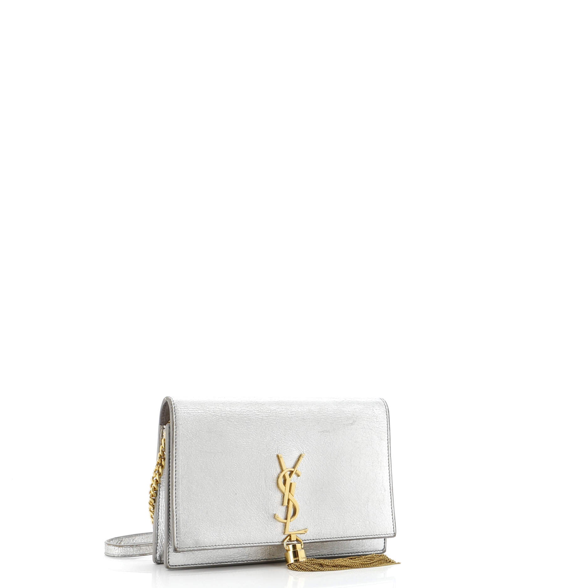 Classic Monogram Tassel Chain Wallet Leather