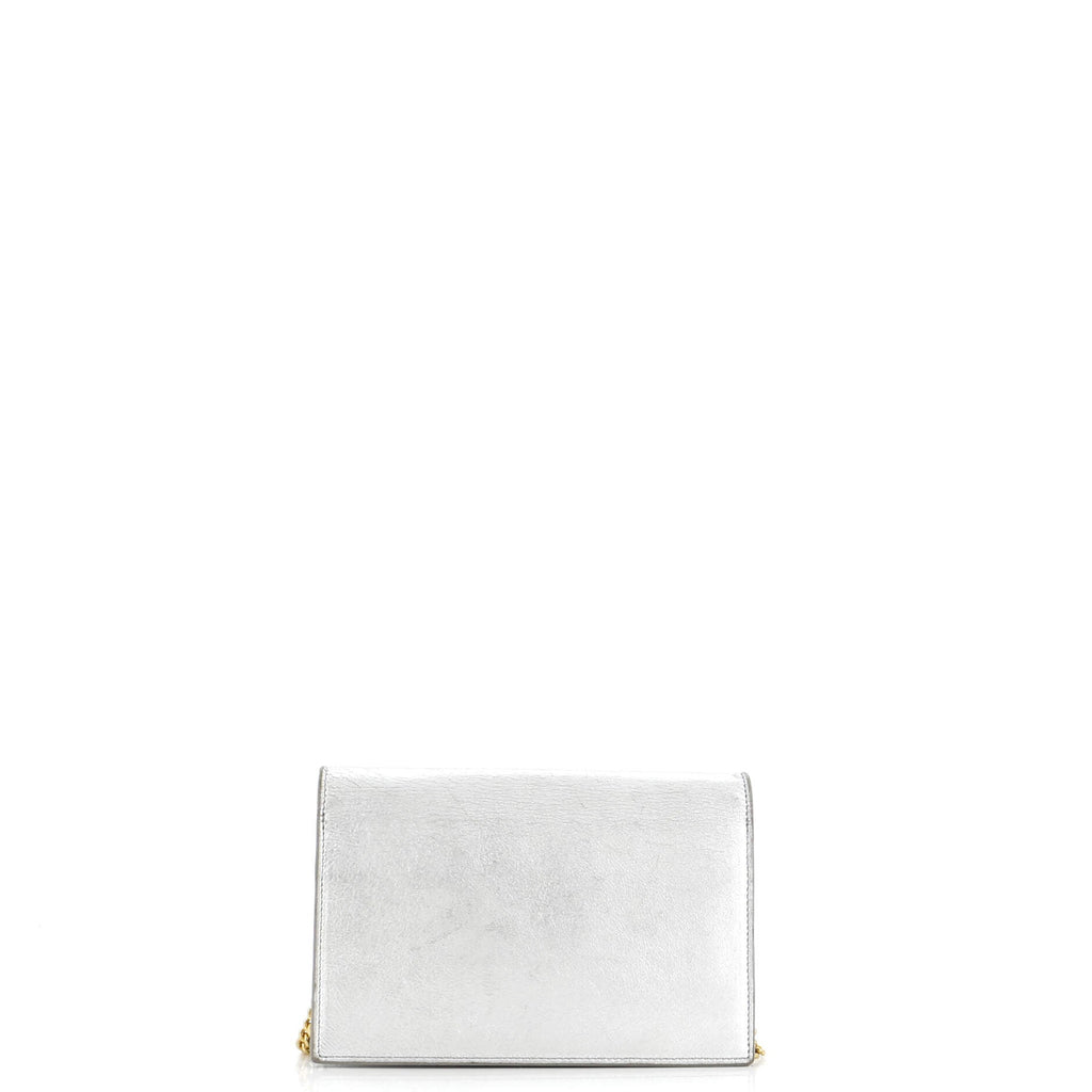 Classic Monogram Tassel Chain Wallet Leather