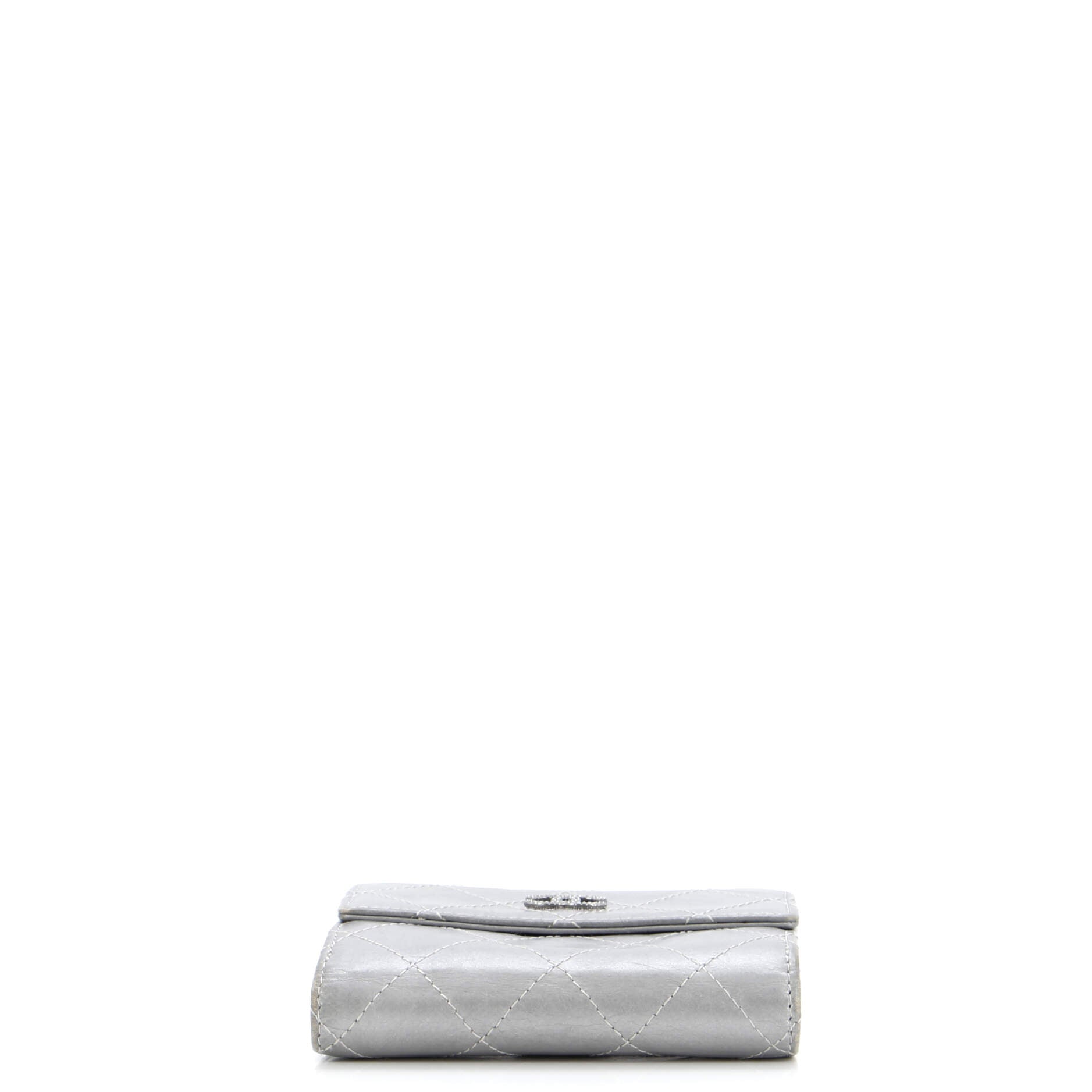 CC Compact Wallet Quilted Calfskin