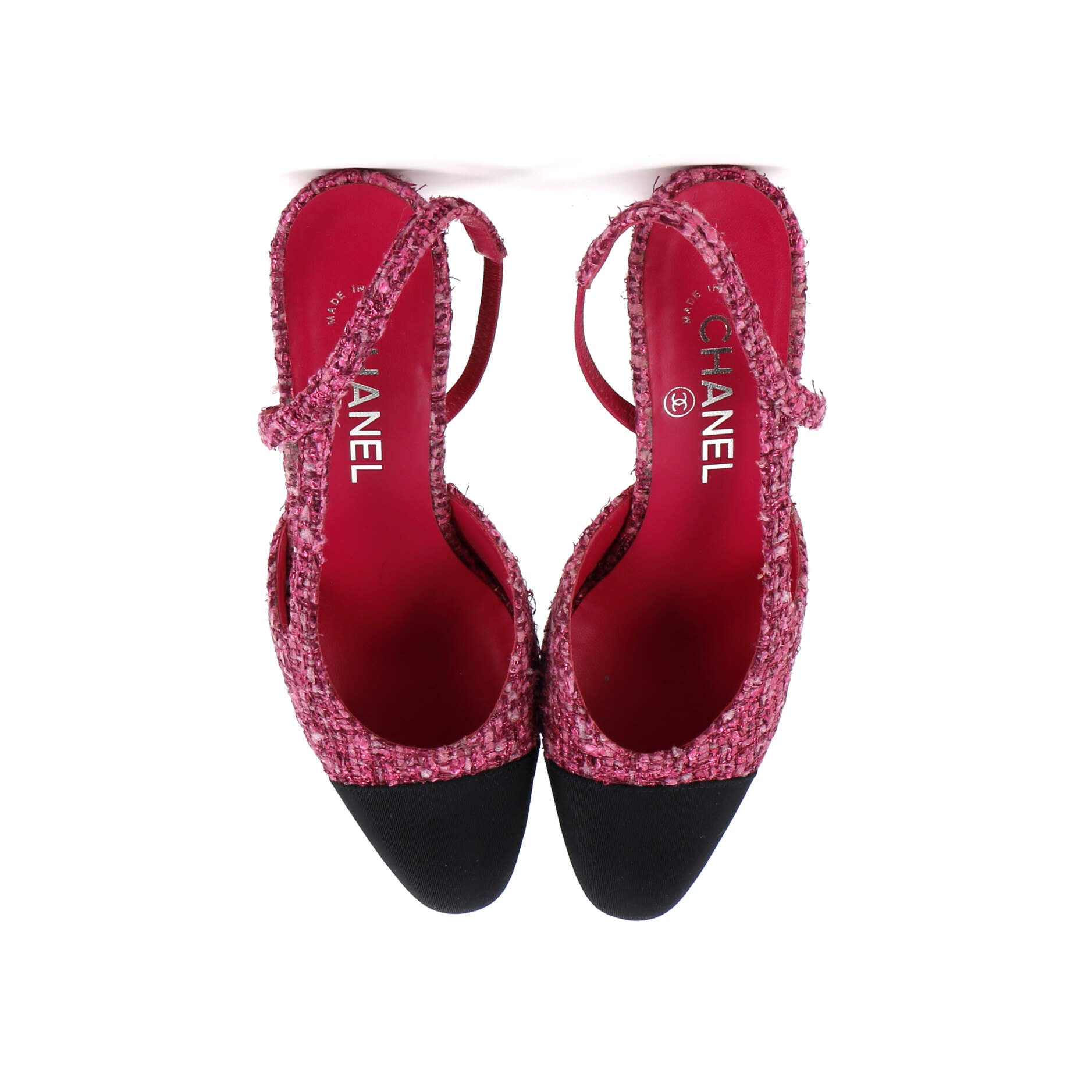 Women's Cap Toe CC Slingback Pumps Tweed