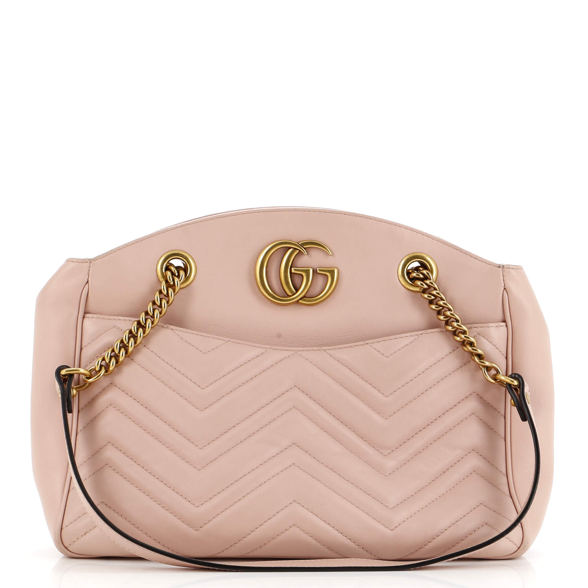 GG Marmont Chain Tote Matelasse Leather Medium
