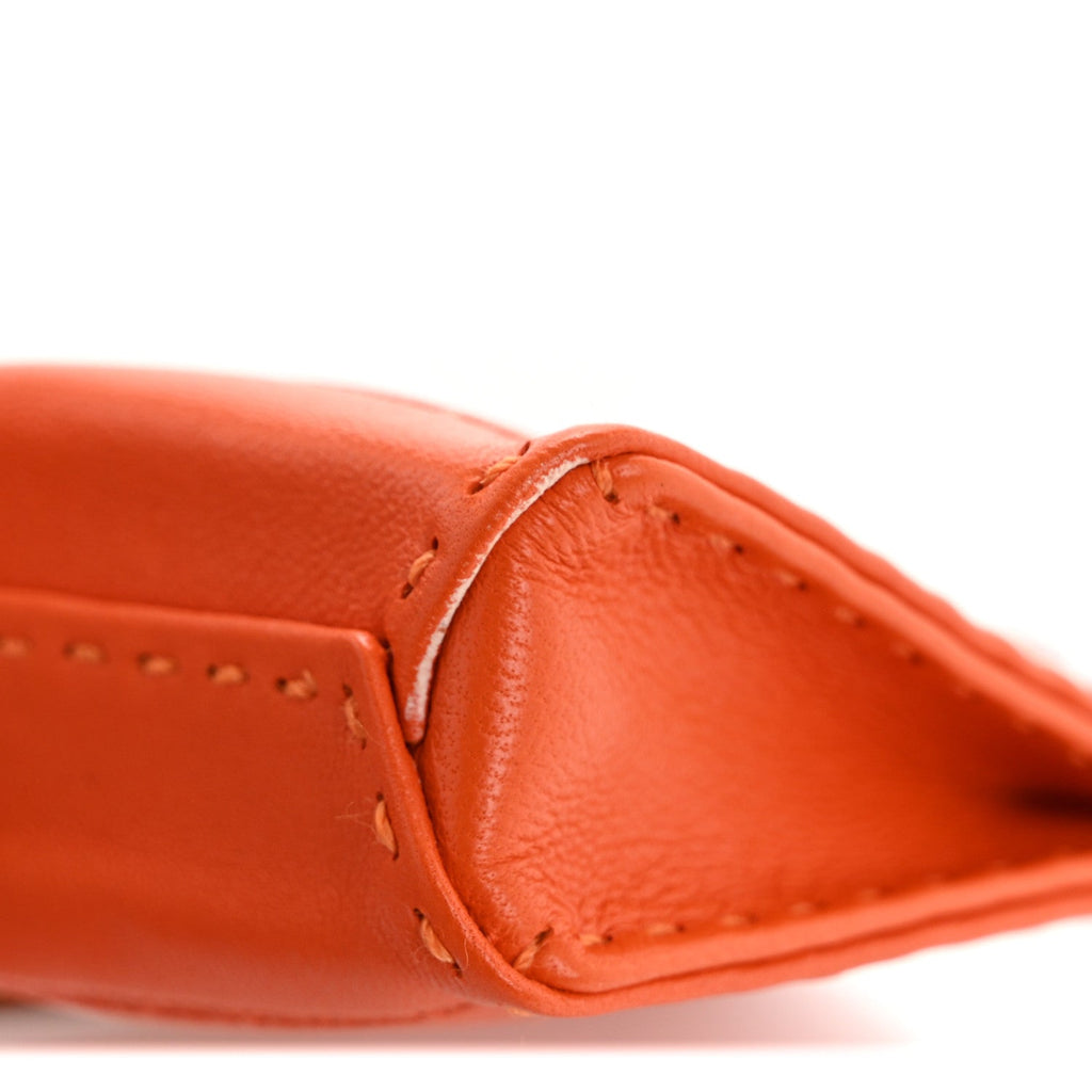 Milo Lambskin Swift Shopping Bag Charm Feu Gold