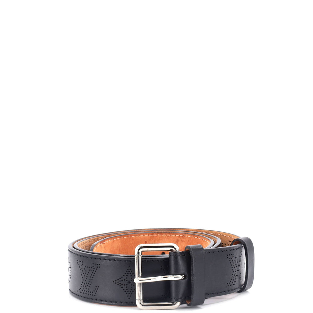 Signature Chain Belt Monogram Eclipse Canvas Medium 100