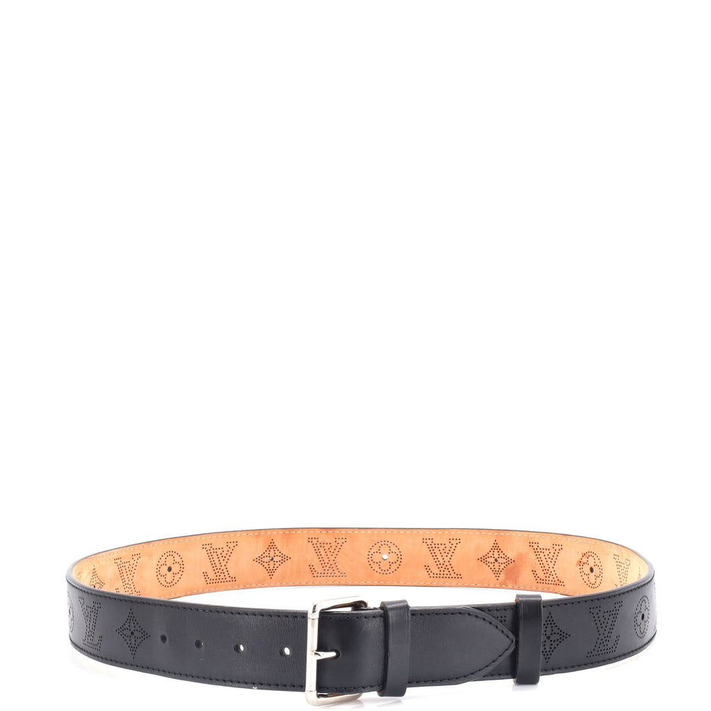 Signature Chain Belt Monogram Eclipse Canvas Medium 100