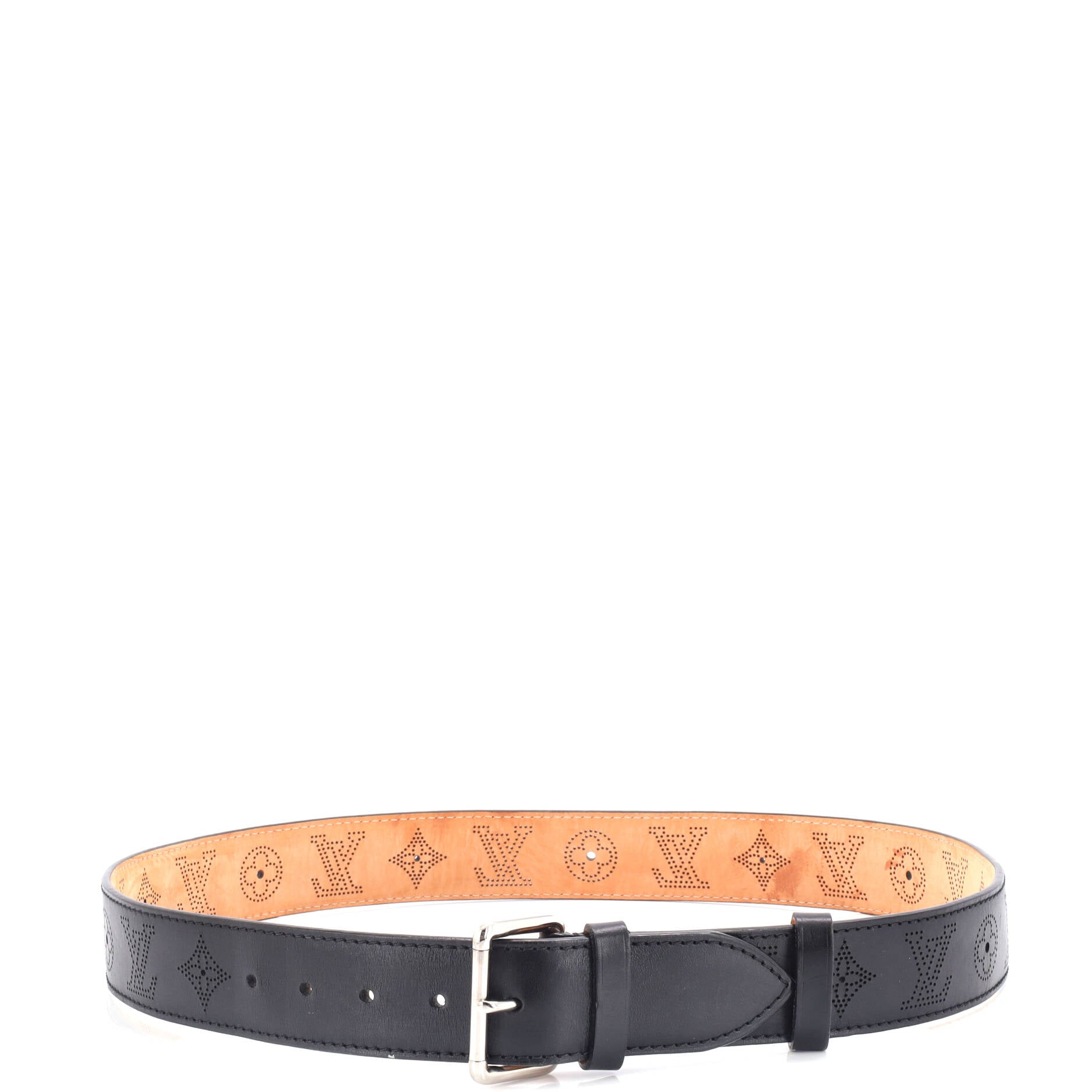 Signature Chain Belt Monogram Eclipse Canvas Medium 100
