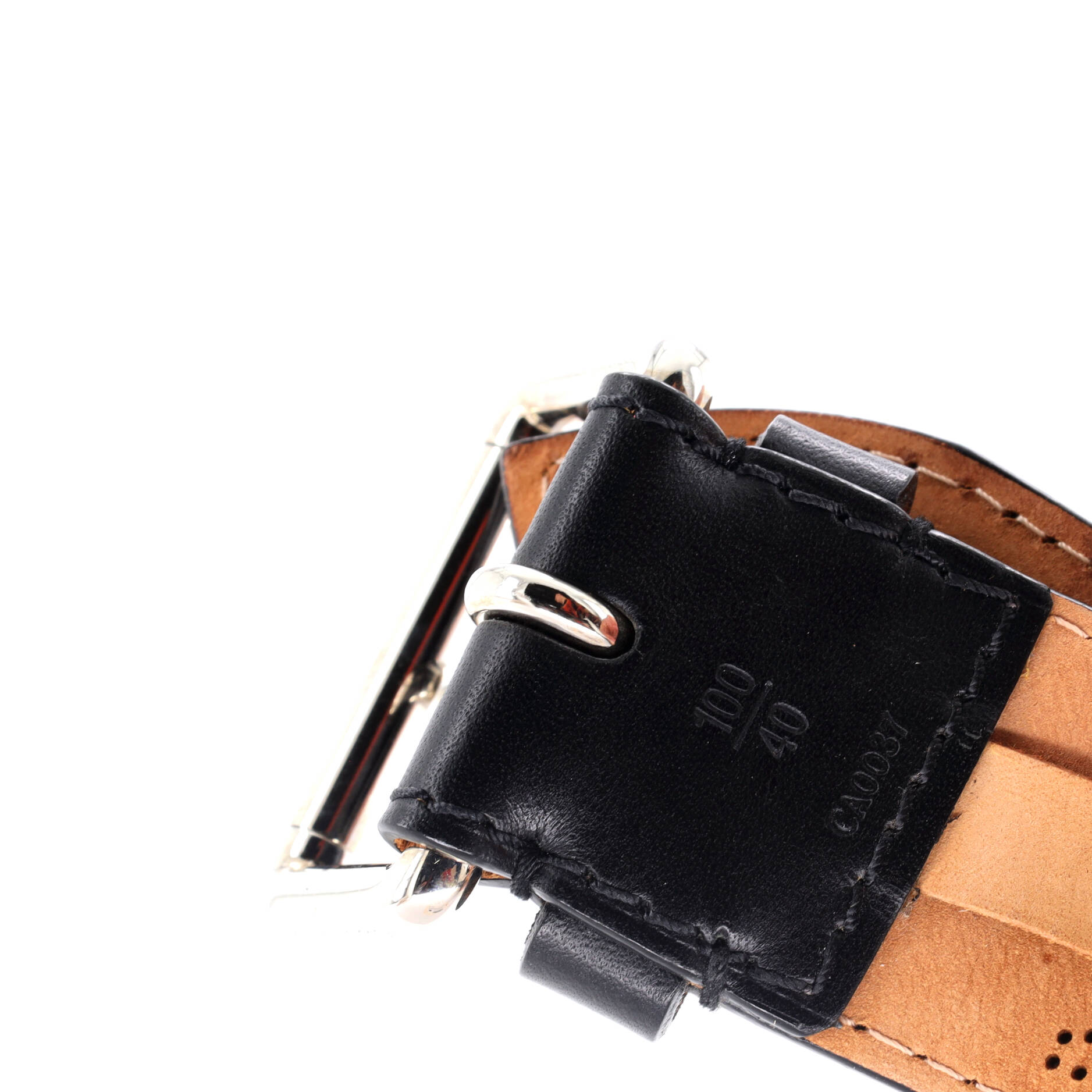 Signature Chain Belt Monogram Eclipse Canvas Medium 100