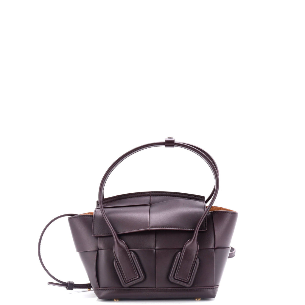 Arco Bag Maxi Intrecciato Leather Mini