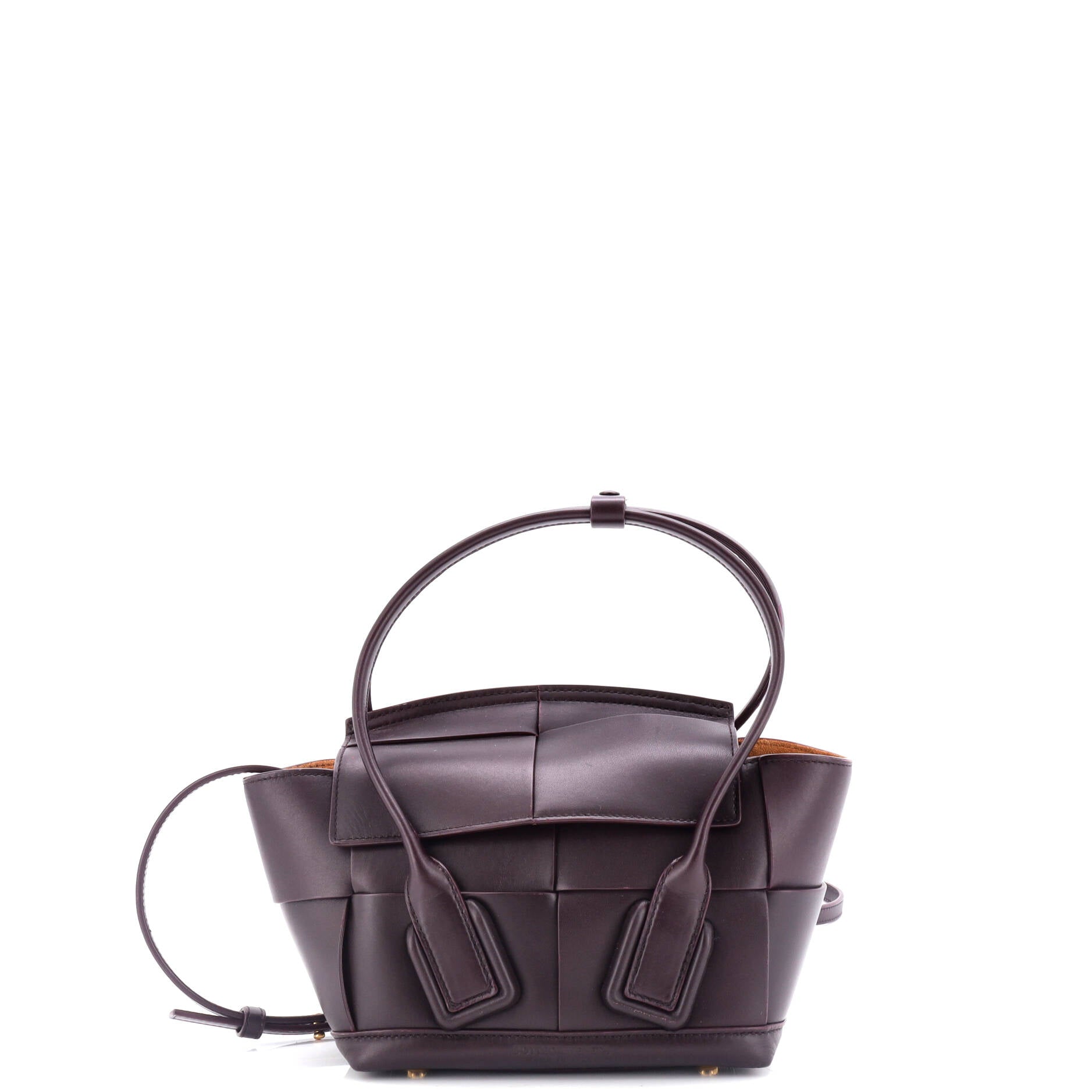 Arco Bag Maxi Intrecciato Leather Mini