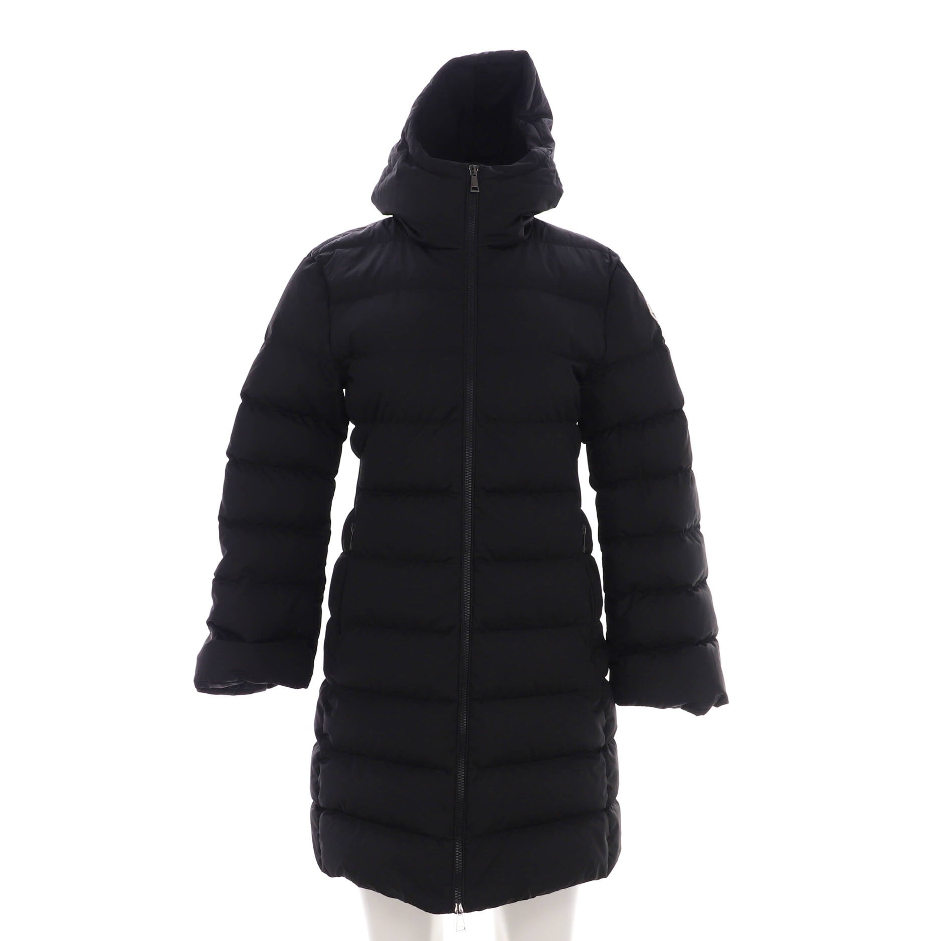 Women's Dombes Hooded Puffer Coat Quilted Polyamide with Down