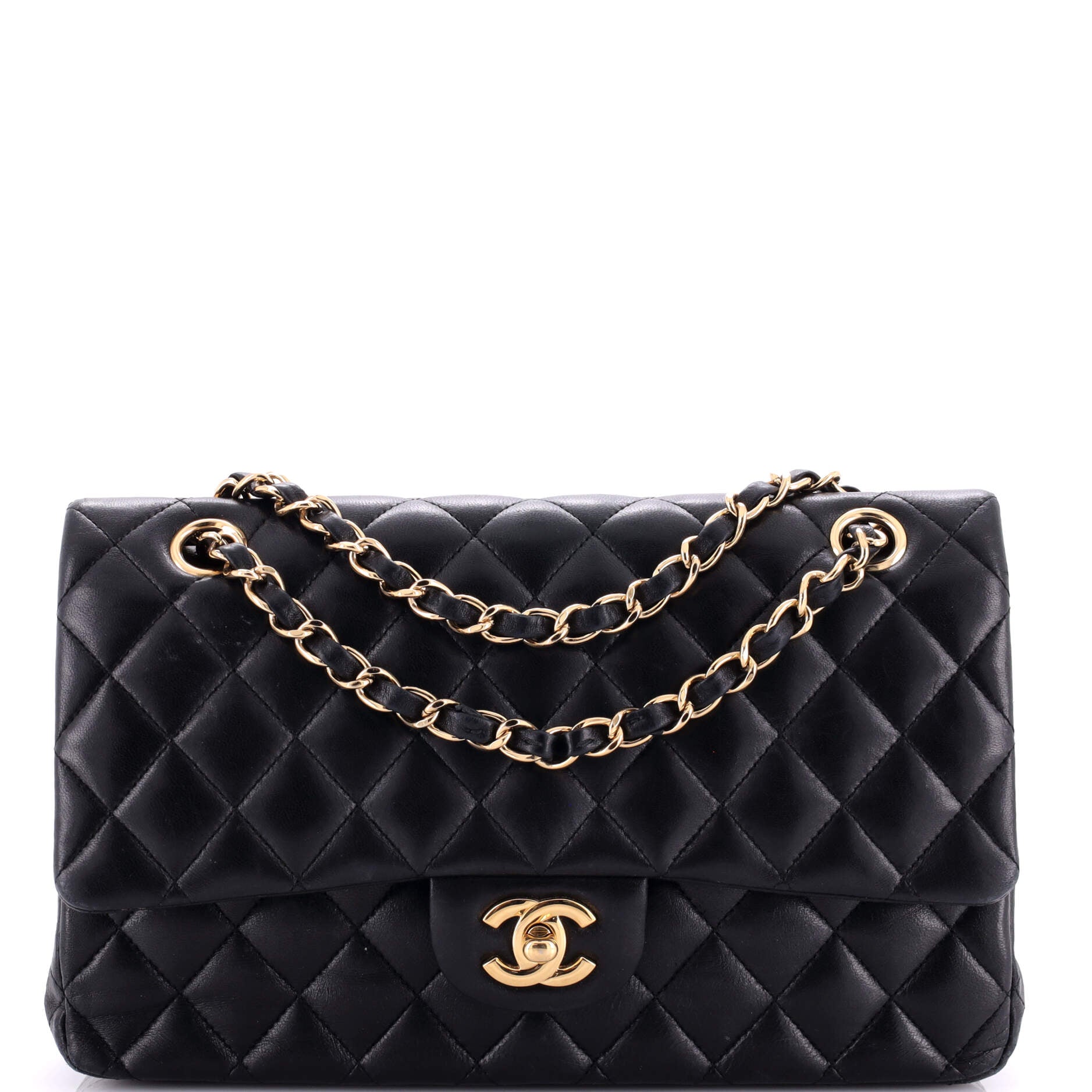 Classic Double Flap Bag Quilted Lambskin Medium