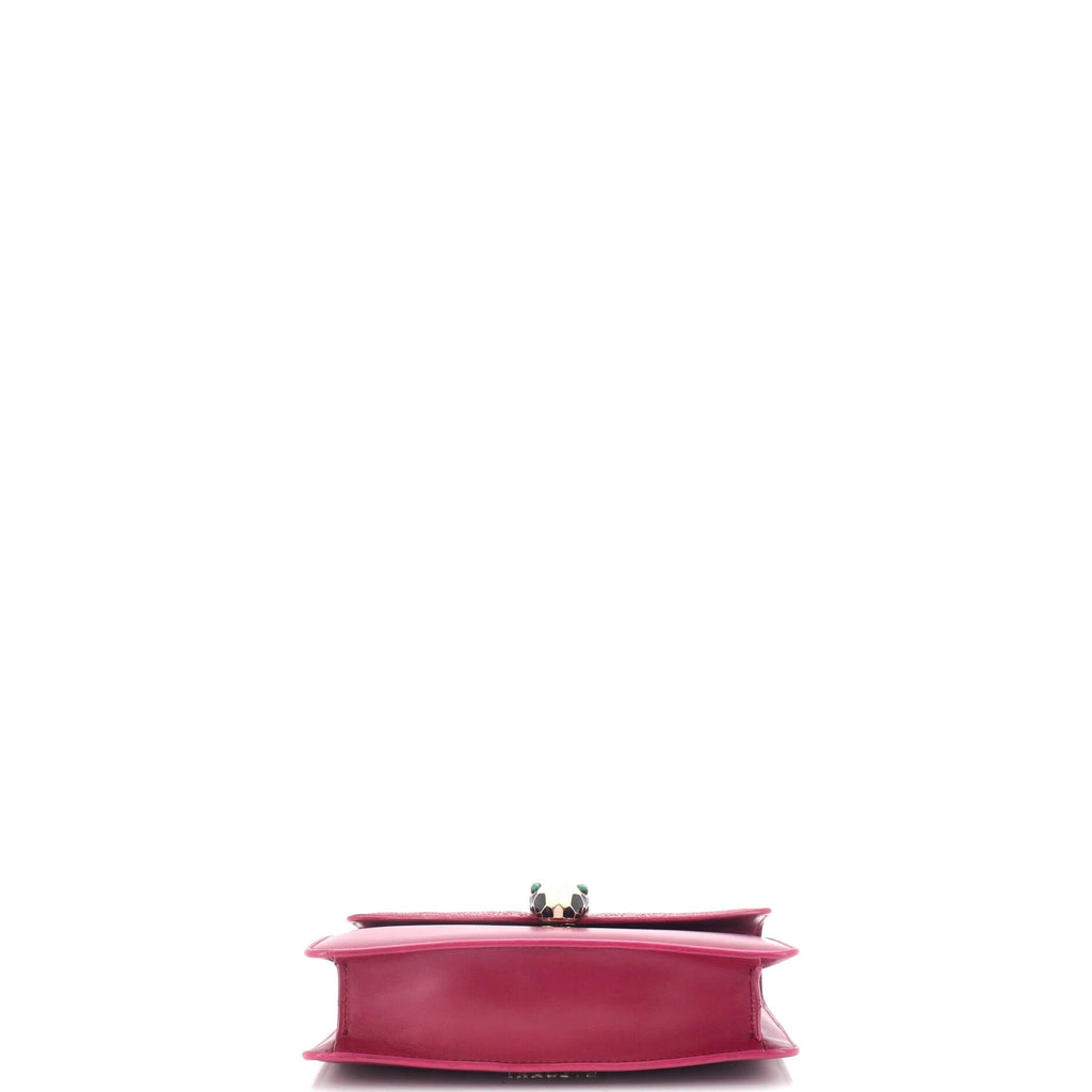 Serpenti Forever Square Shoulder Bag Leather and Stingray Small