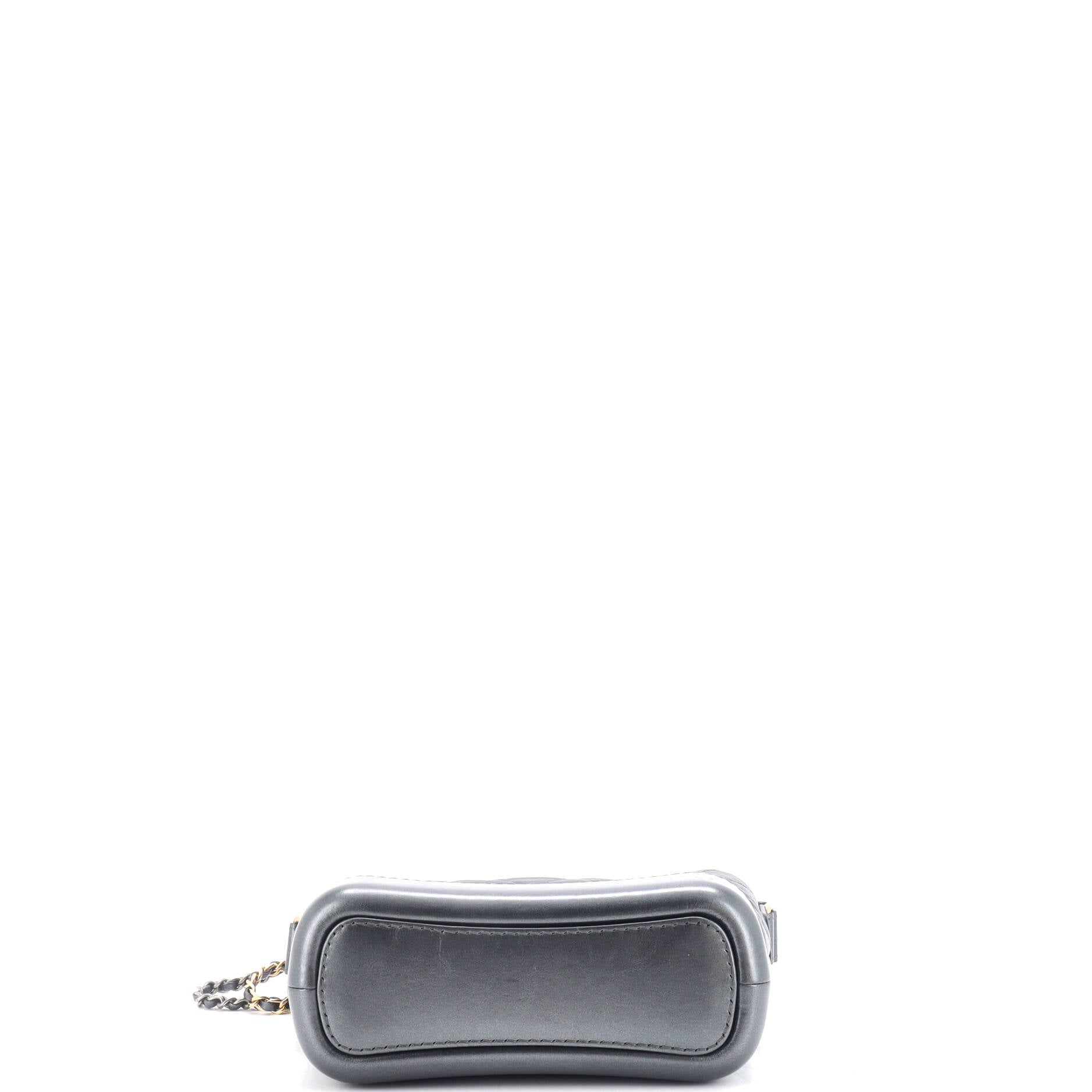 Gabrielle Hobo Chevron Aged Calfskin Small