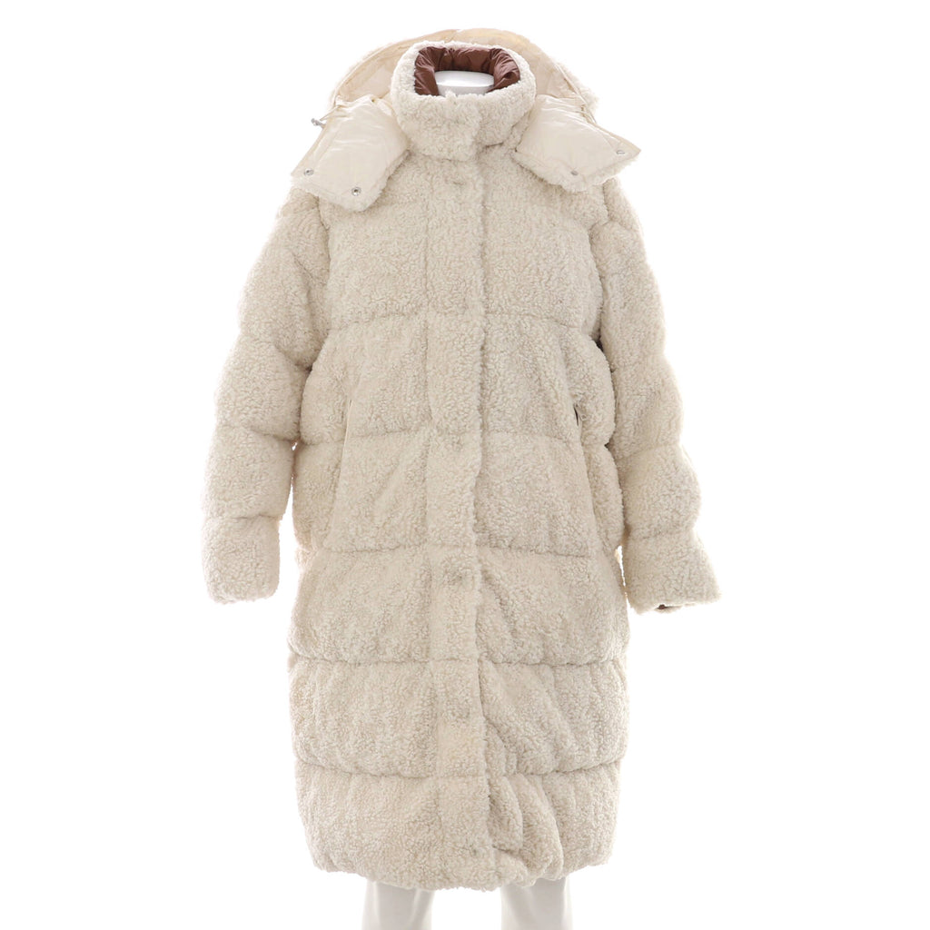 Women's Hainardia Hooded Puffer Coat Quilted Faux Fur with Down