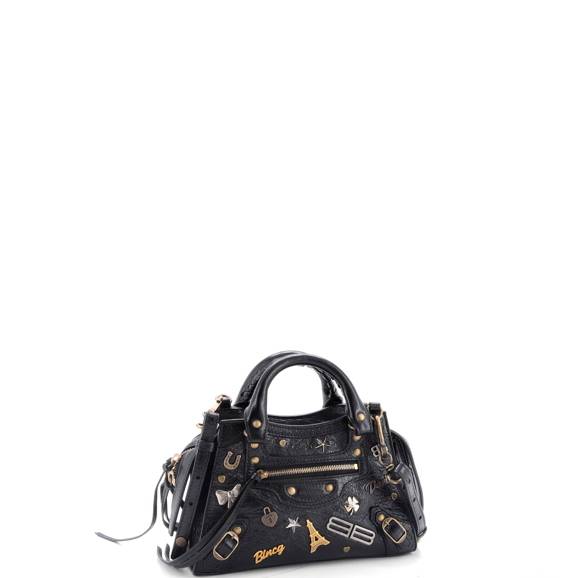 Neo Classic City Bag Embellished Leather Mini