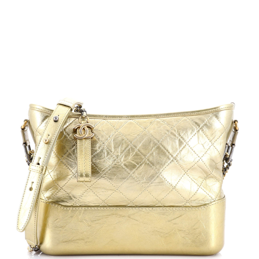 Gabrielle Hobo Quilted Aged Calfskin Medium