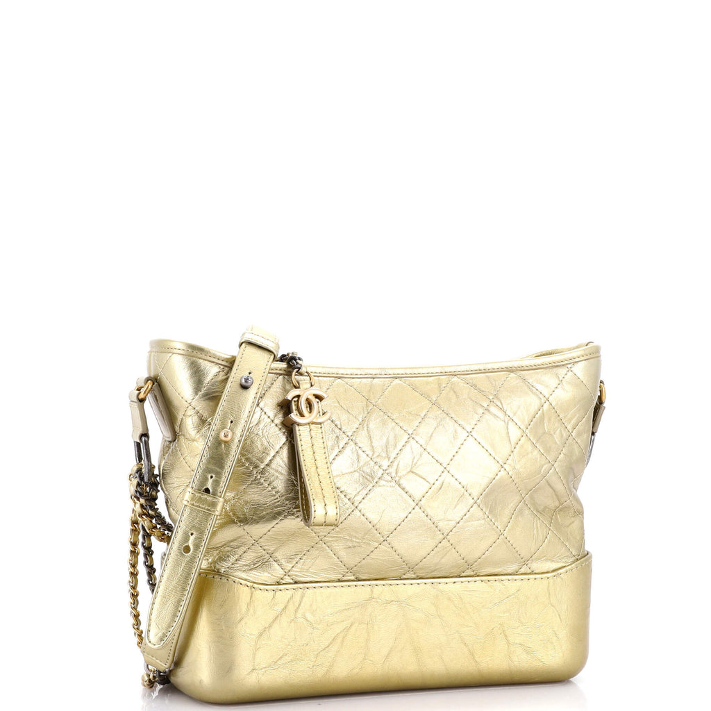 Gabrielle Hobo Quilted Aged Calfskin Medium